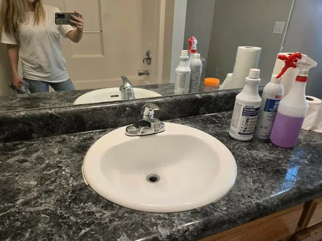 Before cleaning photo - Bathroom Vanity