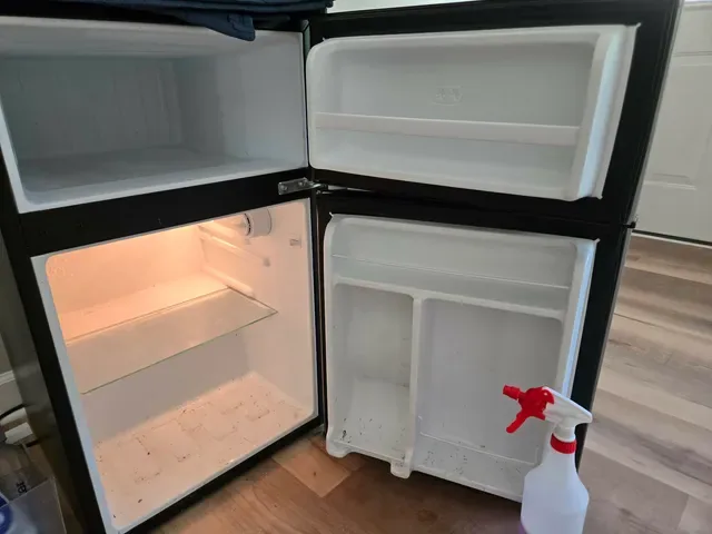 Before cleaning photo - Refrigerator Interior