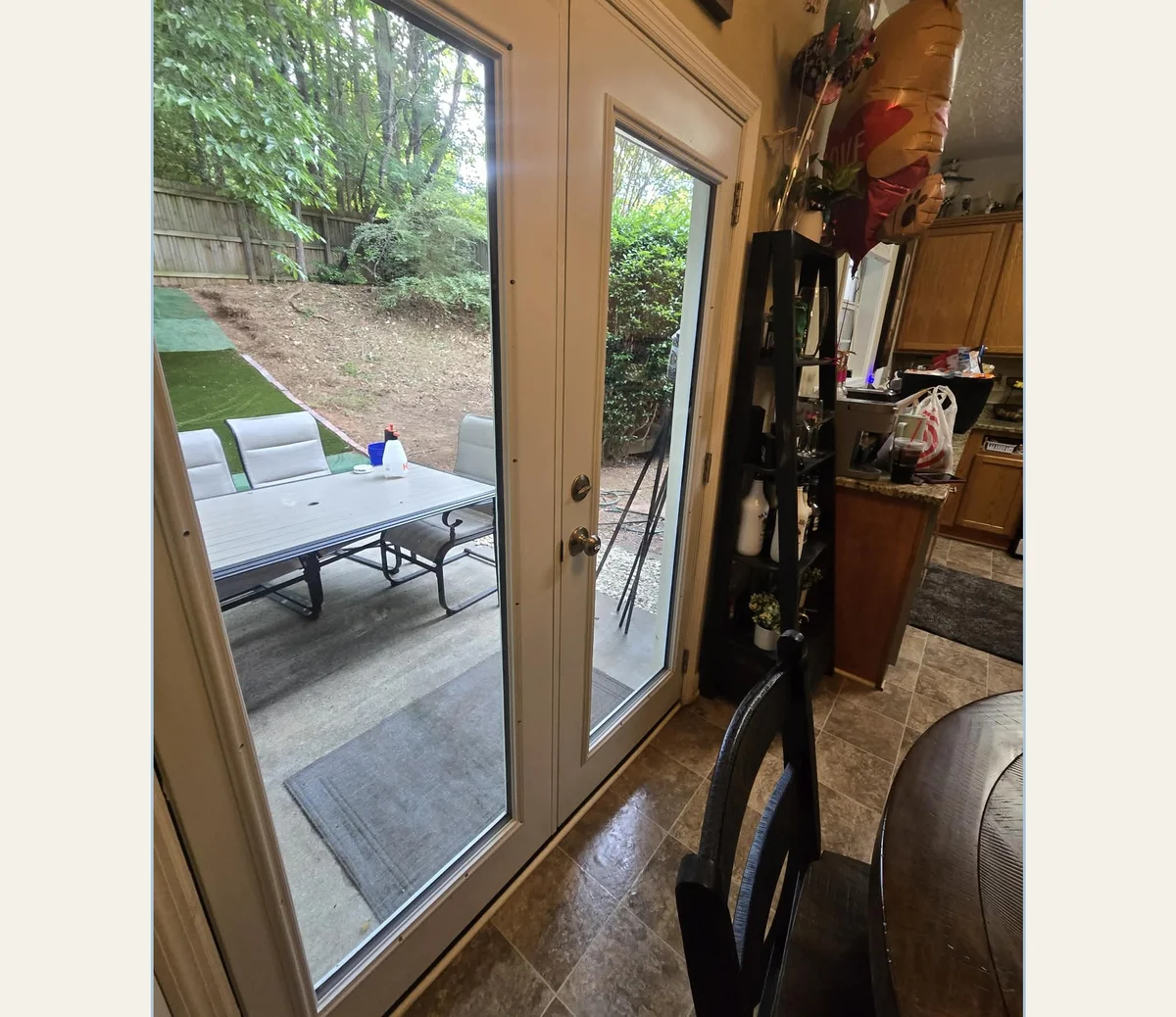 Finished cleaning photo - French Doors