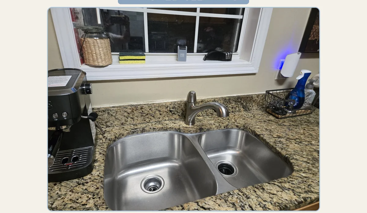 Finished cleaning photo - Kitchen Sink