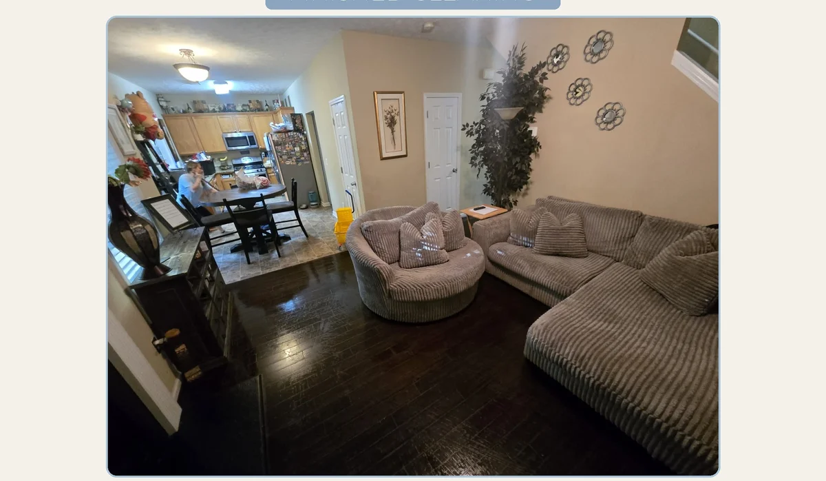Finished cleaning photo - Living Room
