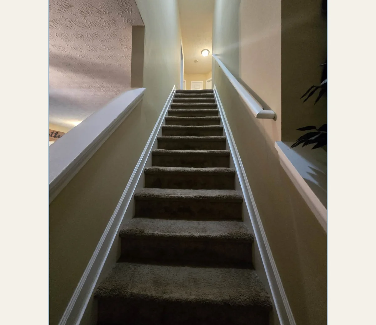 Finished cleaning photo - Staircase